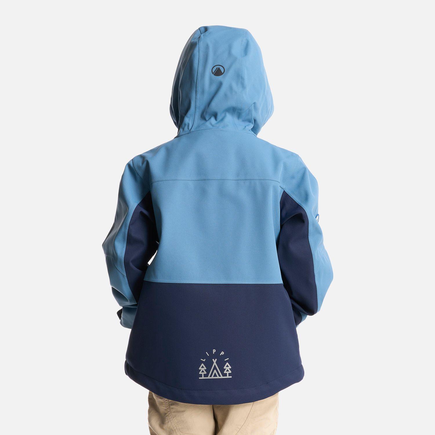 Chaqueta Niño Massif B-Dry Hoody Jacket Azul Piedra Lippi-2
