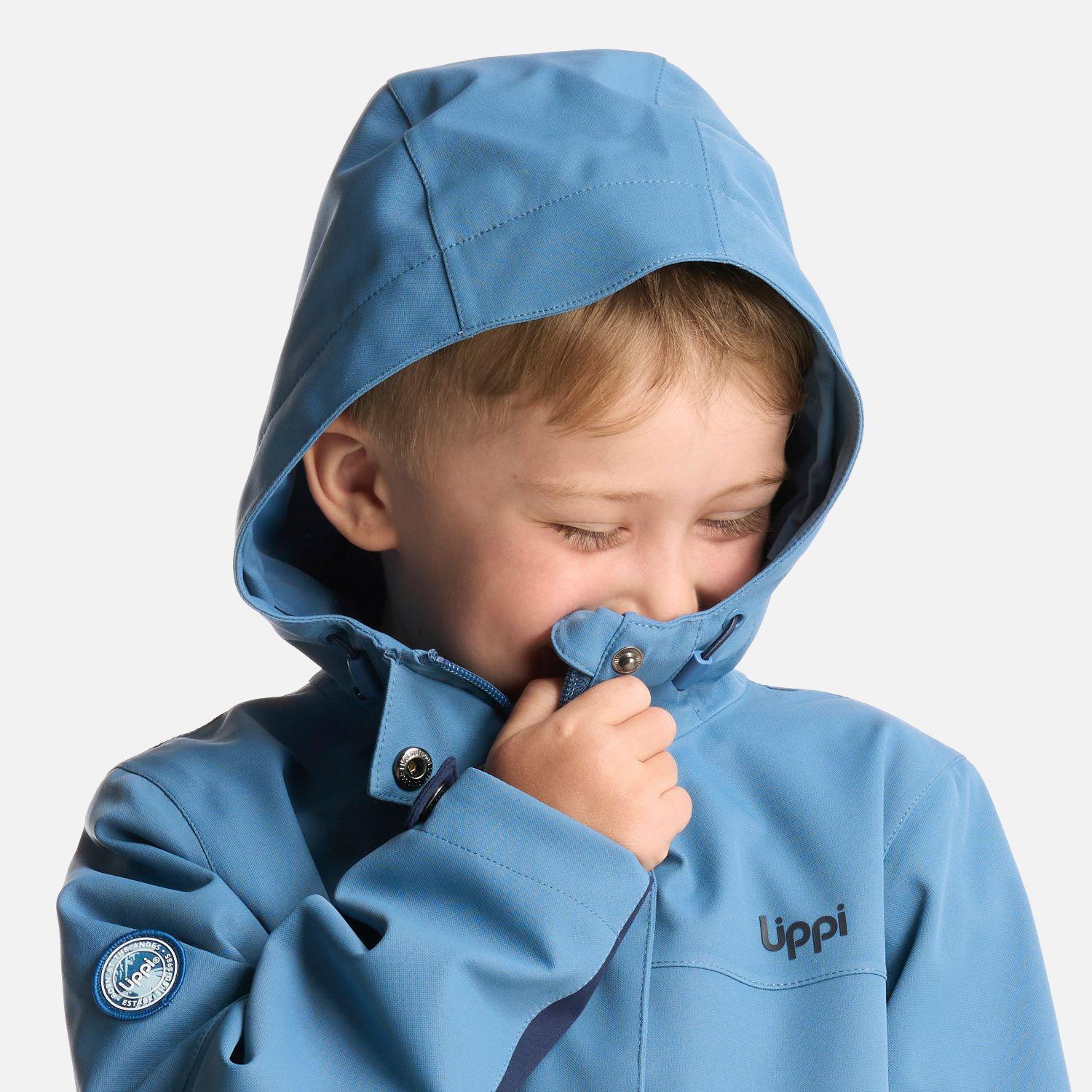 Chaqueta Niño Massif B-Dry Hoody Jacket Azul Piedra Lippi-3