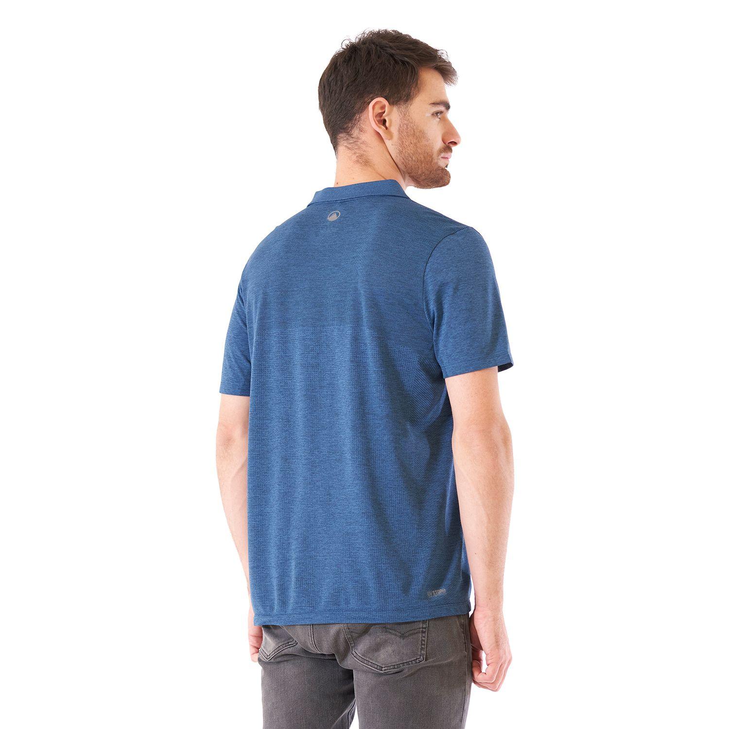 Polera Hombre B-Classic Seamless Polo Azul Lippi V21-3