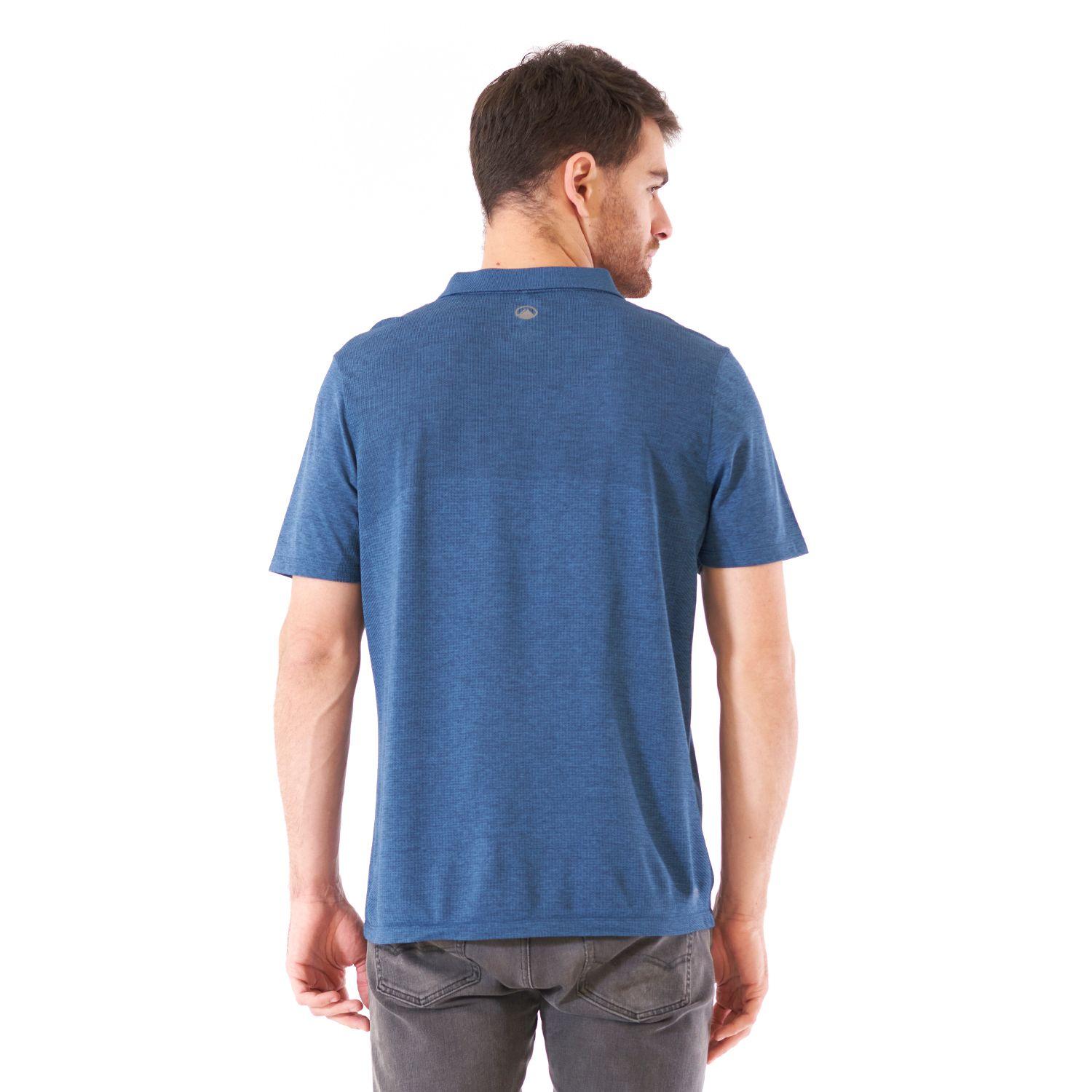 Polera Hombre B-Classic Seamless Polo Azul Lippi V21-4