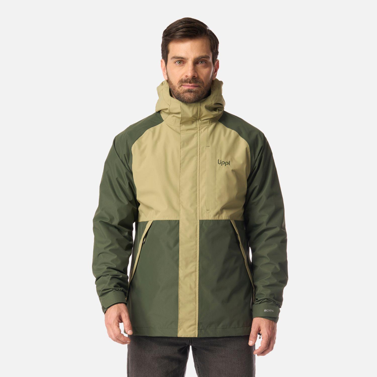 Chaqueta Hombre Lake Fusion 3 B-Dry Jacket Verde Militar Lippi I26-1
