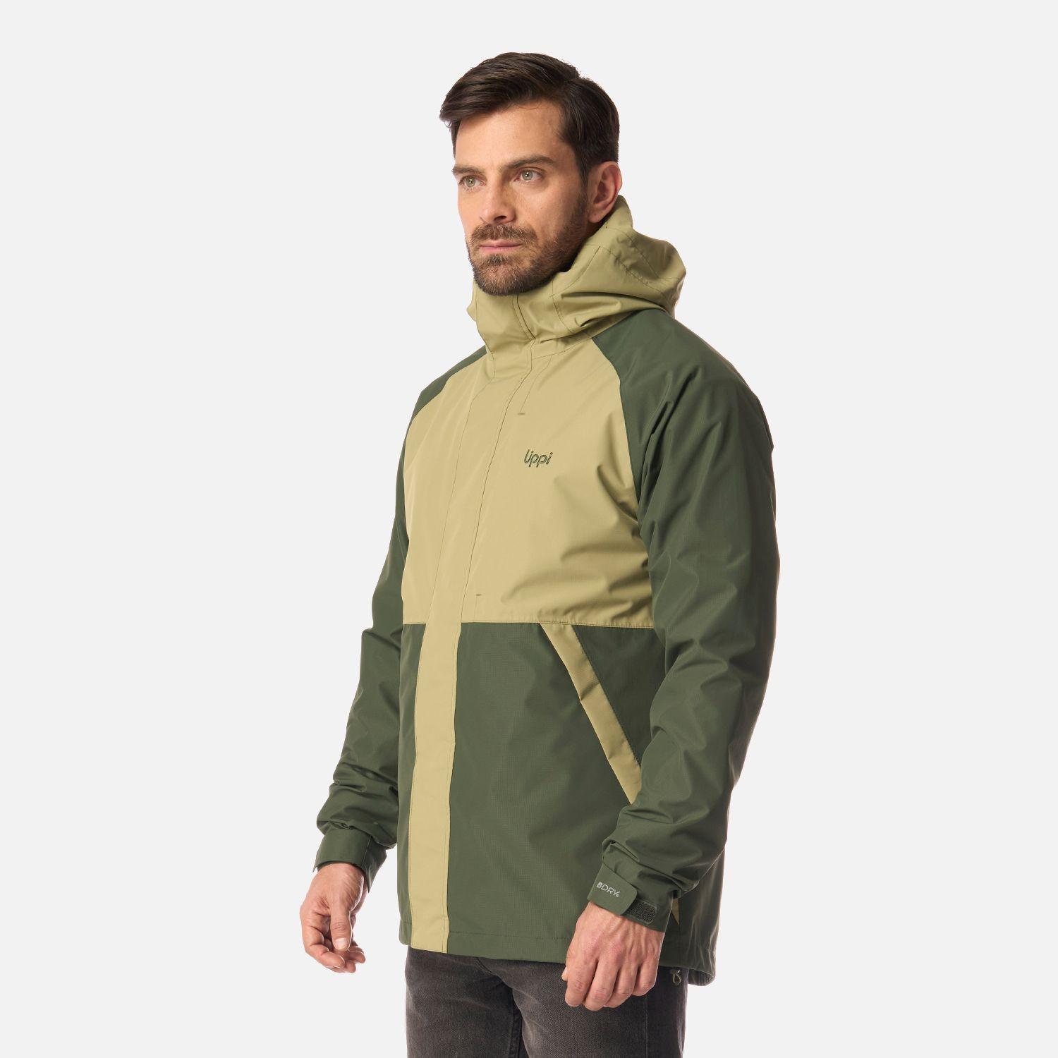 Chaqueta Hombre Lake Fusion 3 B-Dry Jacket Verde Militar Lippi I26-2