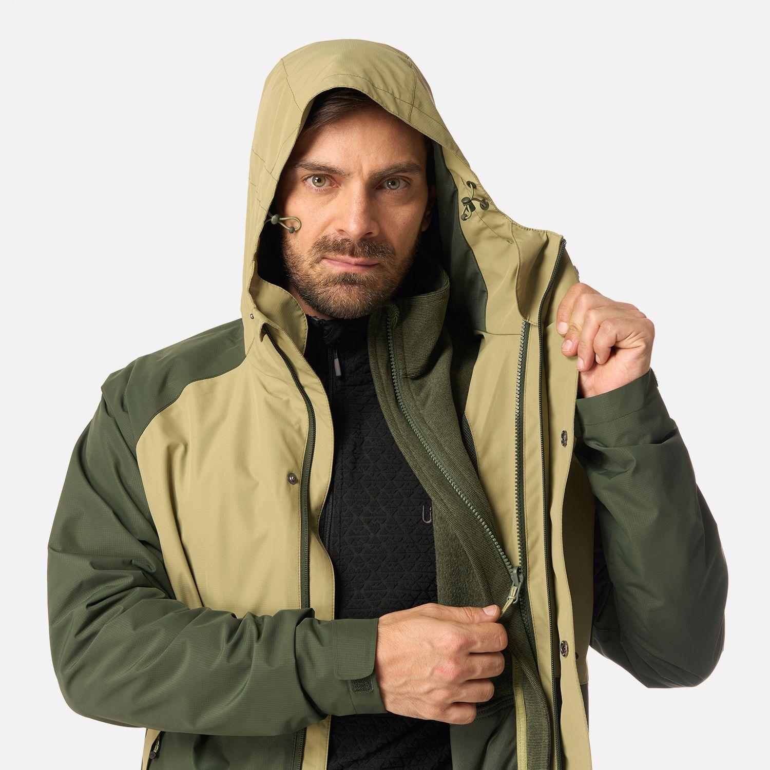 Chaqueta Hombre Lake Fusion 3 B-Dry Jacket Verde Militar Lippi I26-8