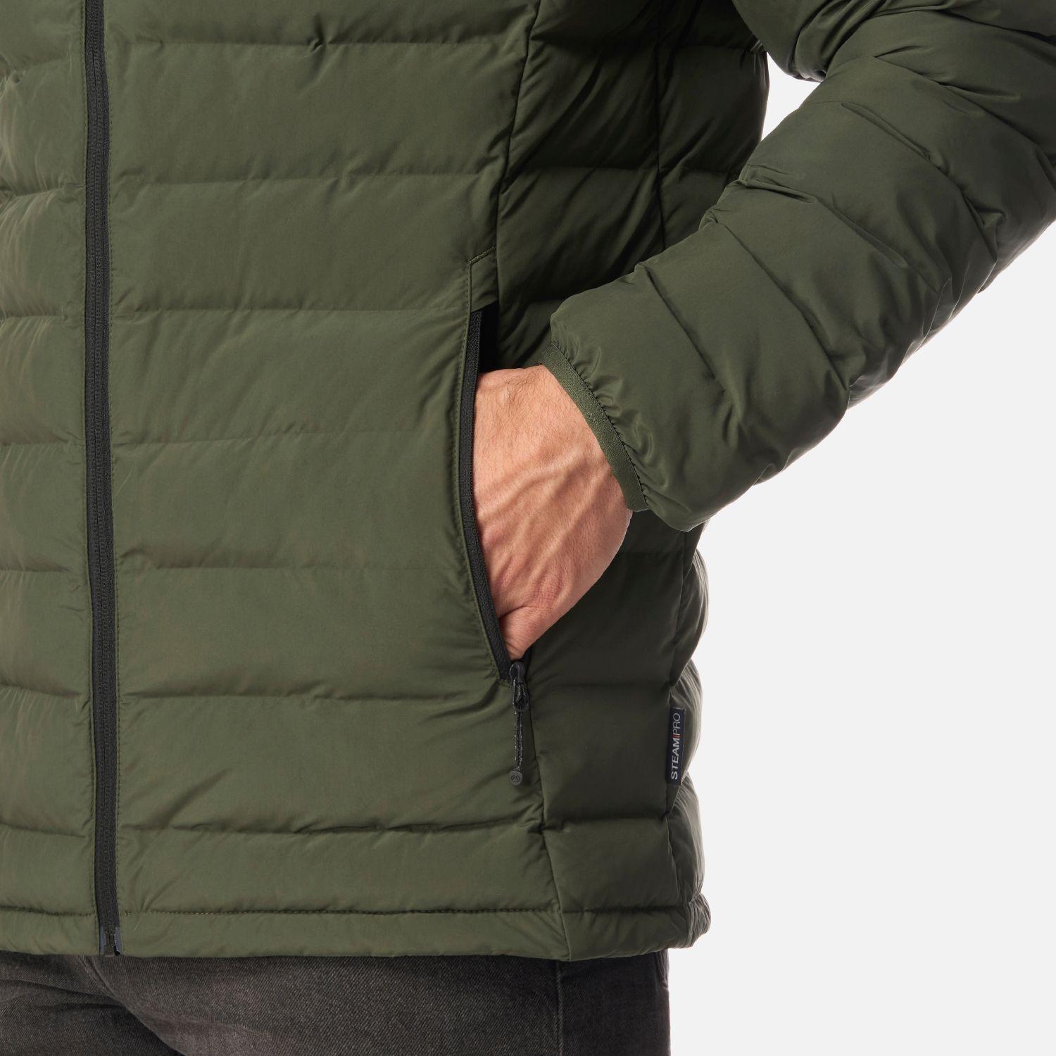 Chaqueta Hombre Snowmass Steam-Pro Hoody Jacket Verde Militar Lippi I26-4