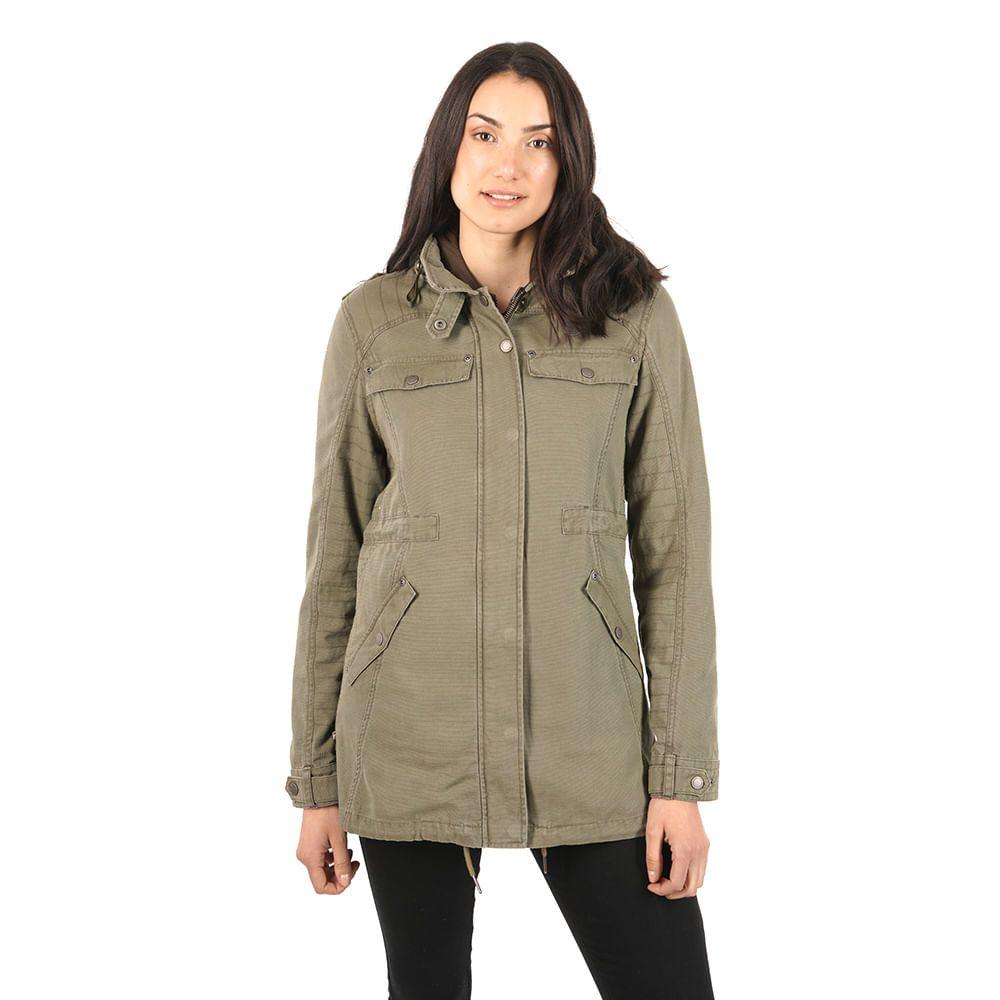 Chaqueta Mujer Comandante Ernesto Verde Militar Haka Honu-0