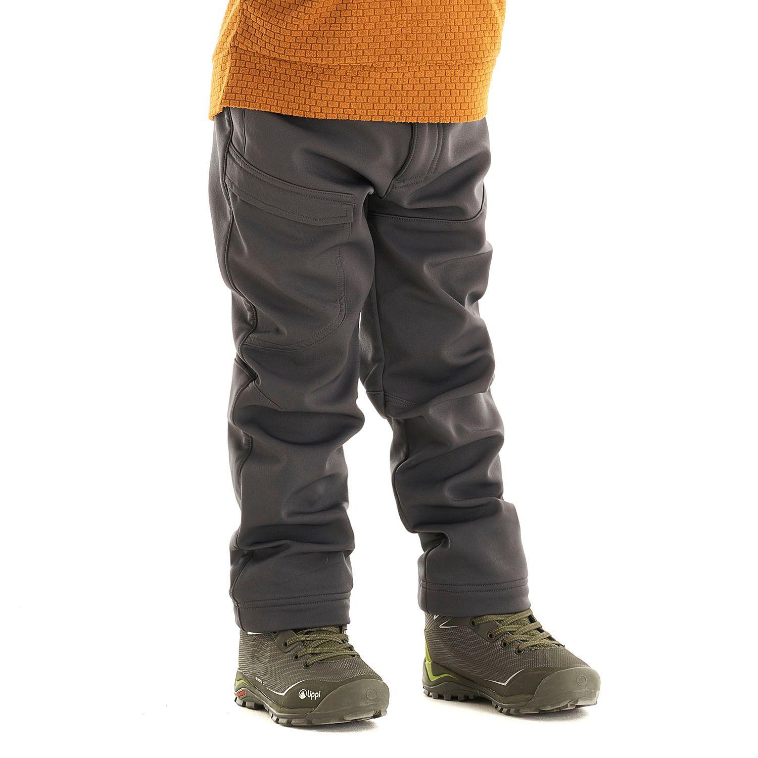 Pantalon Niño Kimball Softshell Pants Gris Oscuro Lippi I21-2