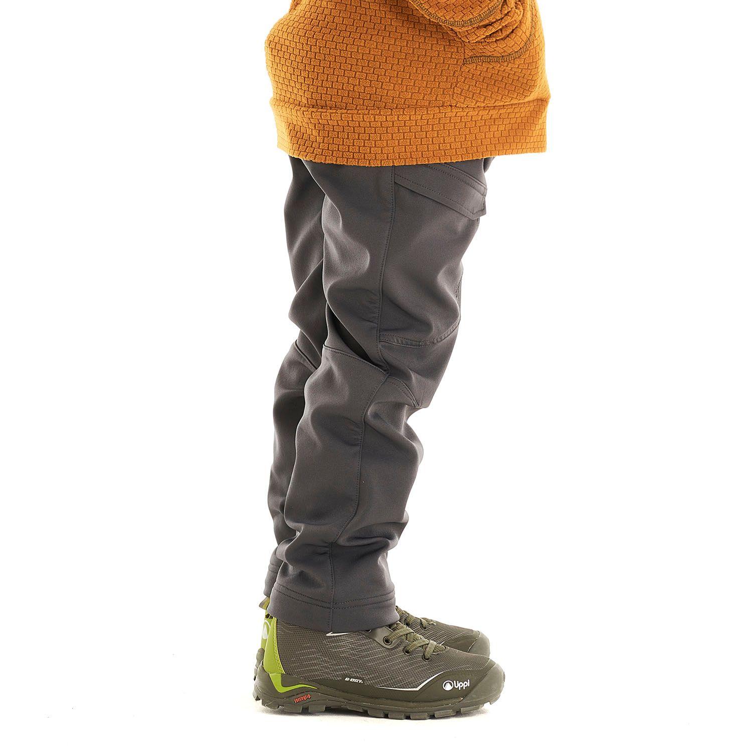 Pantalon Niño Kimball Softshell Pants Gris Oscuro Lippi I21-3