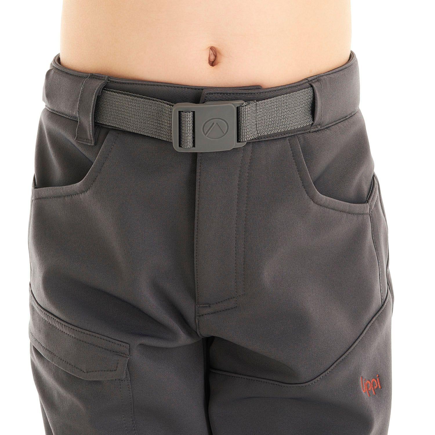 Pantalon Niño Kimball Softshell Pants Gris Oscuro Lippi I21-6