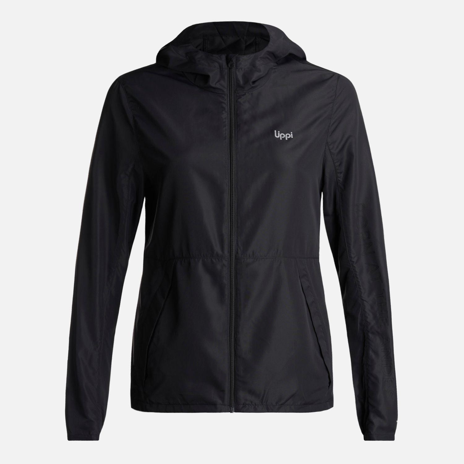 Chaqueta Mujer  Nightfall WindBreaker Hoody Jacket Negro Lippi-0