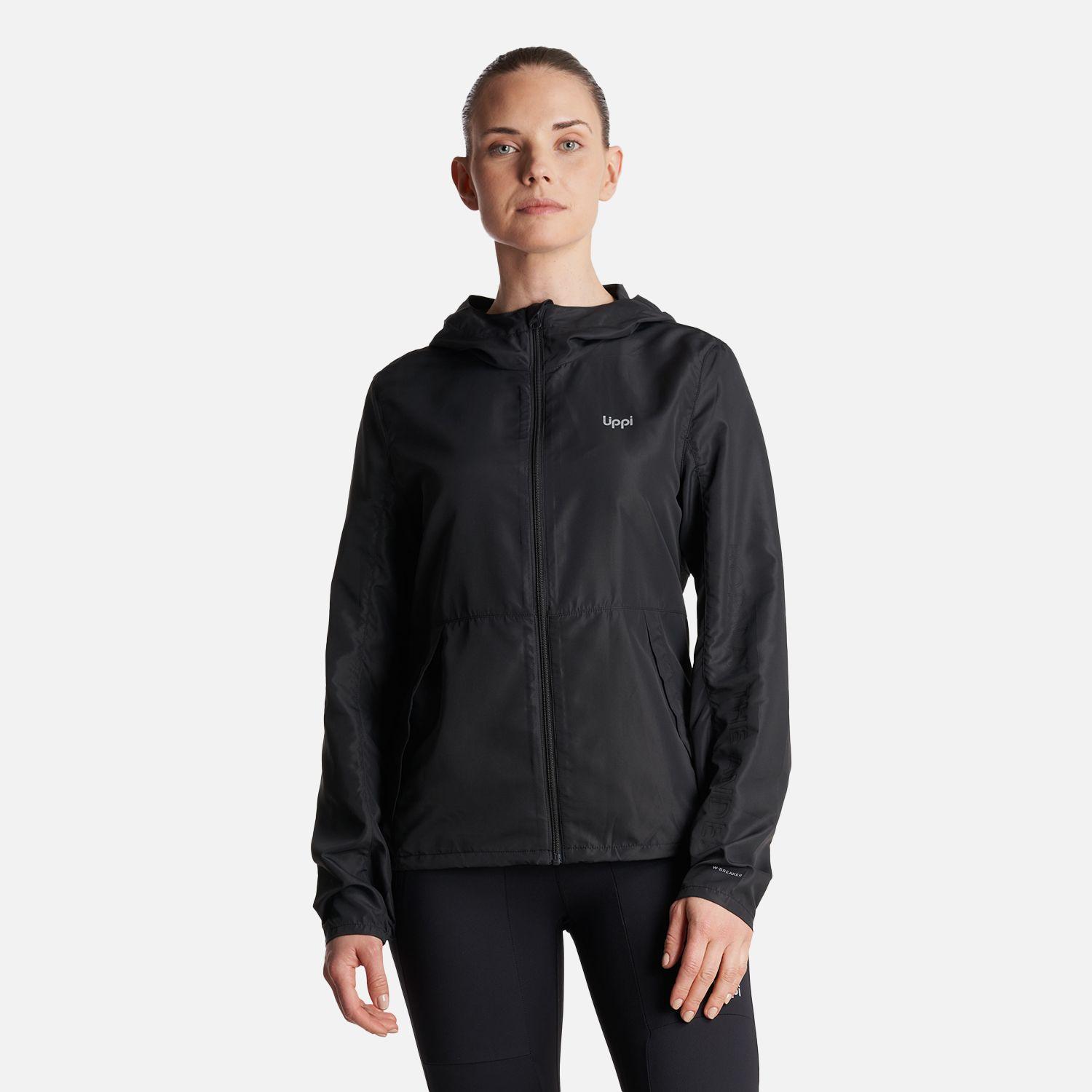 Chaqueta Mujer  Nightfall WindBreaker Hoody Jacket Negro Lippi-1