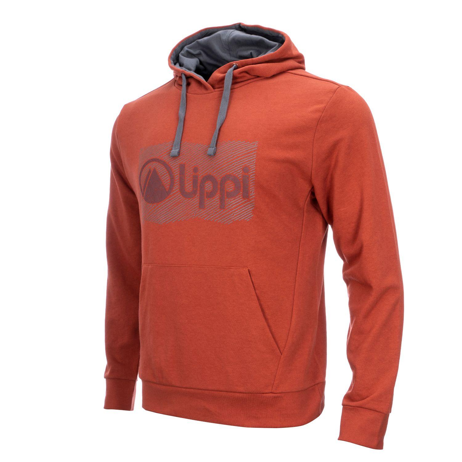 Poleron Hombre Insigne Hoody Sweatshirt Terracota Lippi I20-1