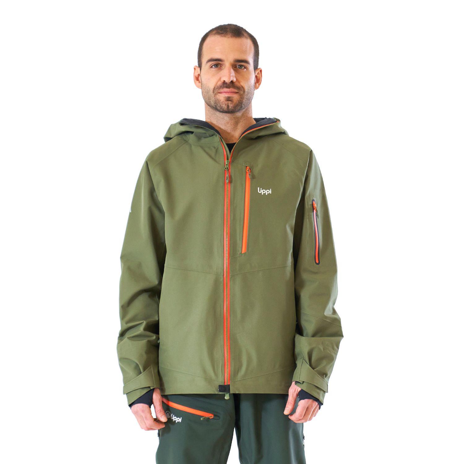 Chaqueta Hombre Snow Raptor B-Dry Hoody Jacket Verde Militar Lippi-1