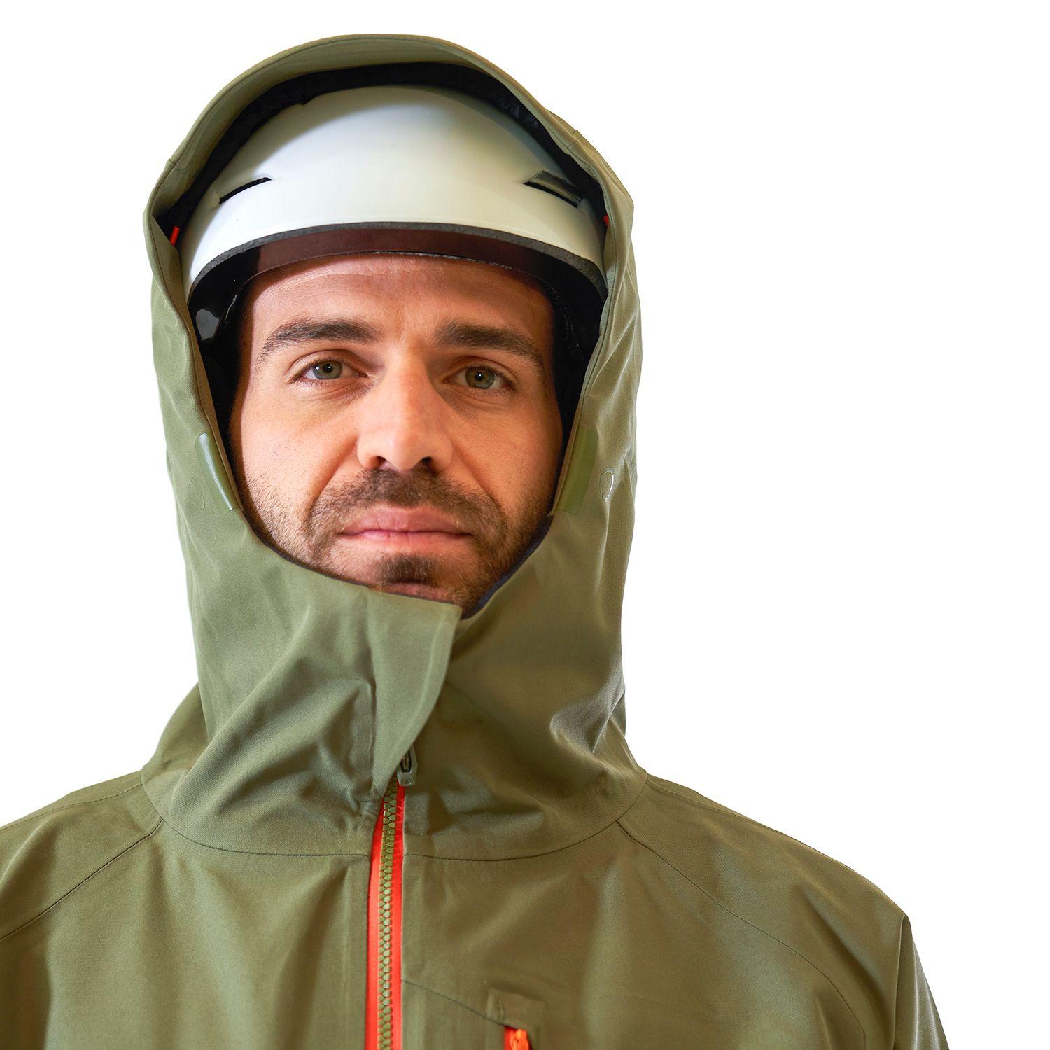 Chaqueta Hombre Snow Raptor B-Dry Hoody Jacket Verde Militar Lippi-3