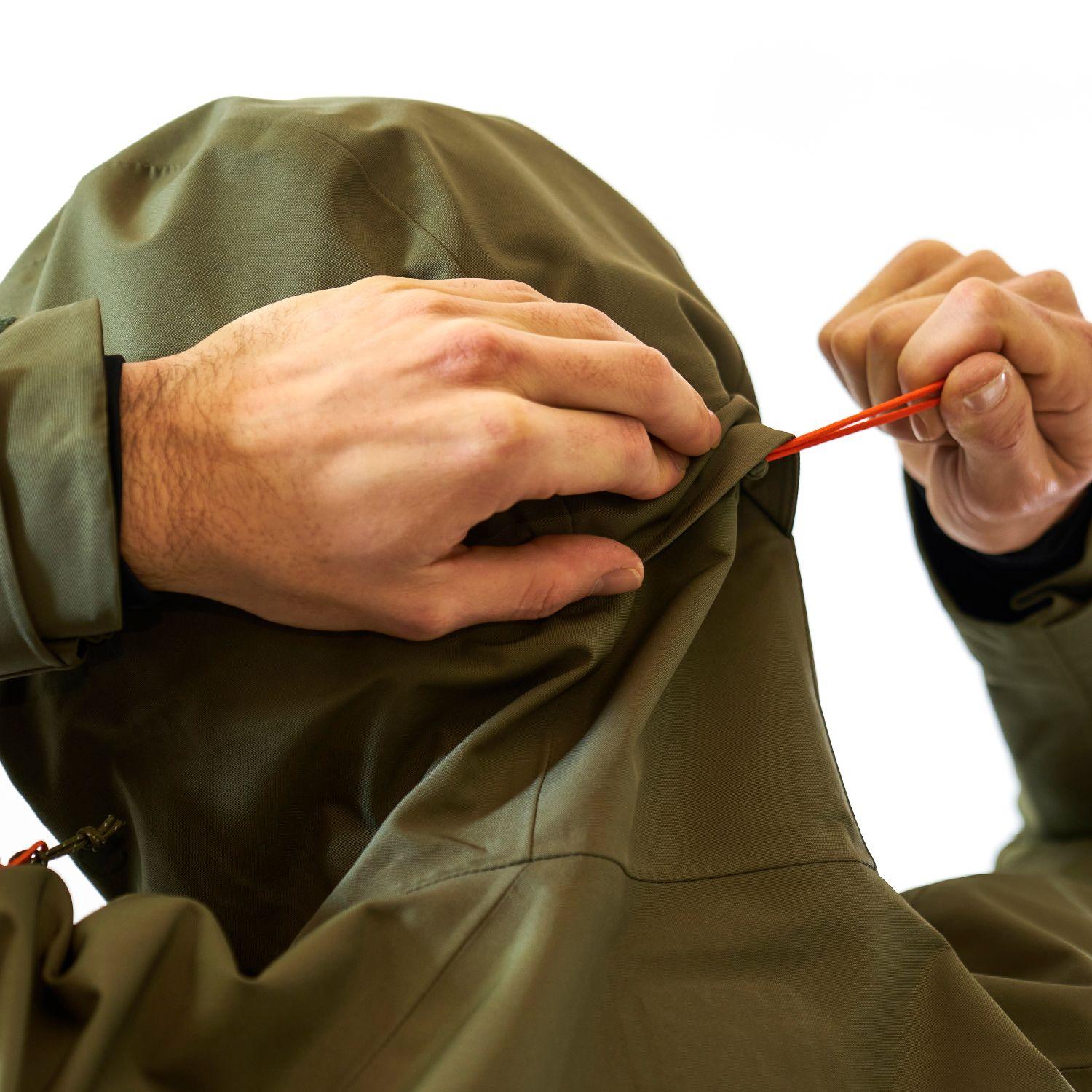 Chaqueta Hombre Snow Raptor B-Dry Hoody Jacket Verde Militar Lippi-4