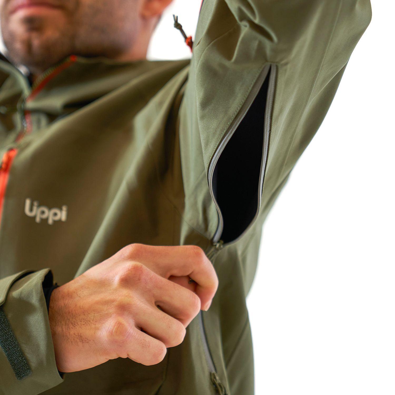 Chaqueta Hombre Snow Raptor B-Dry Hoody Jacket Verde Militar Lippi-6