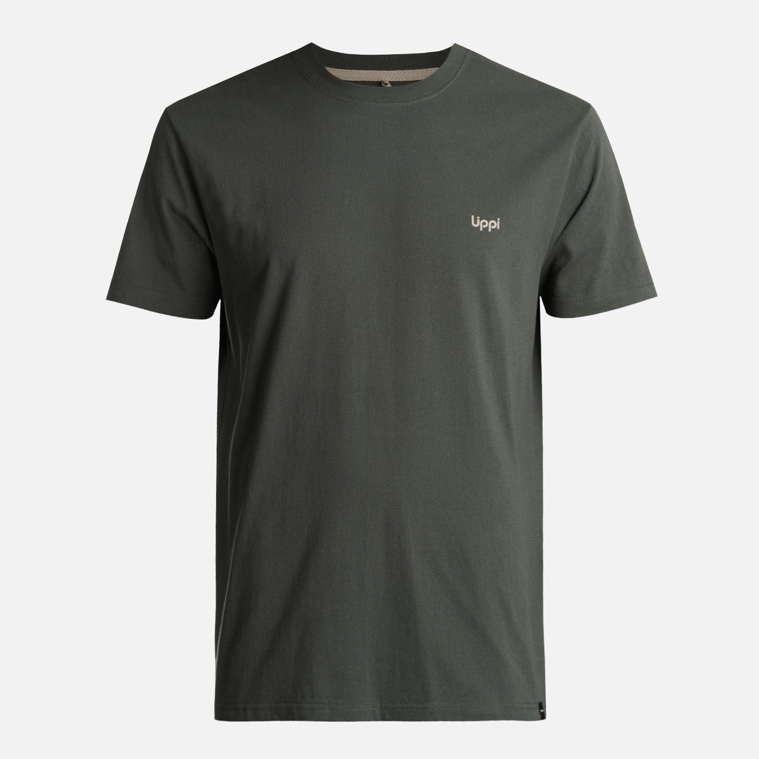 Polera Hombre Gravel T-Shirt Verde Militar Lippi-0