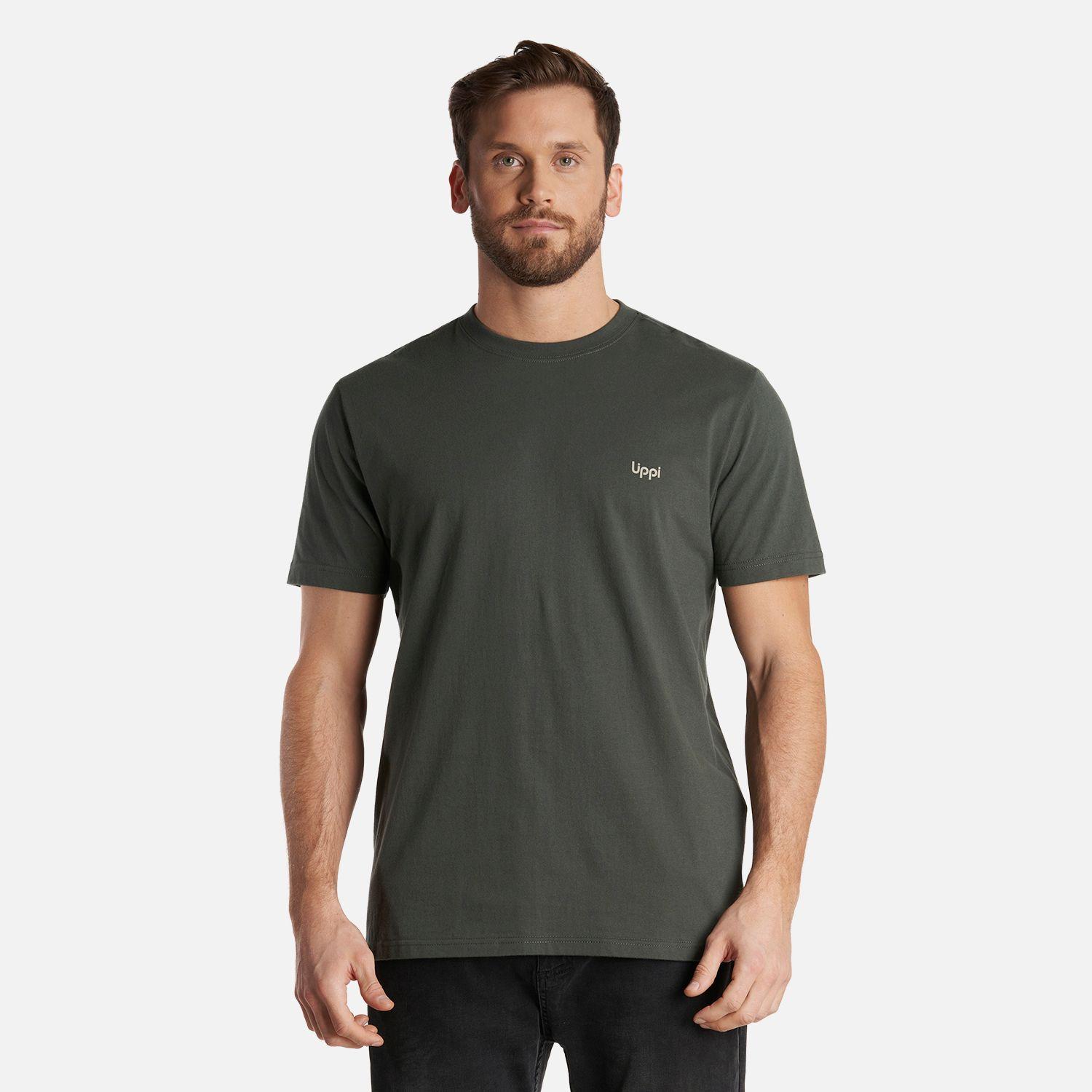 Polera Hombre Gravel T-Shirt Verde Militar Lippi-1