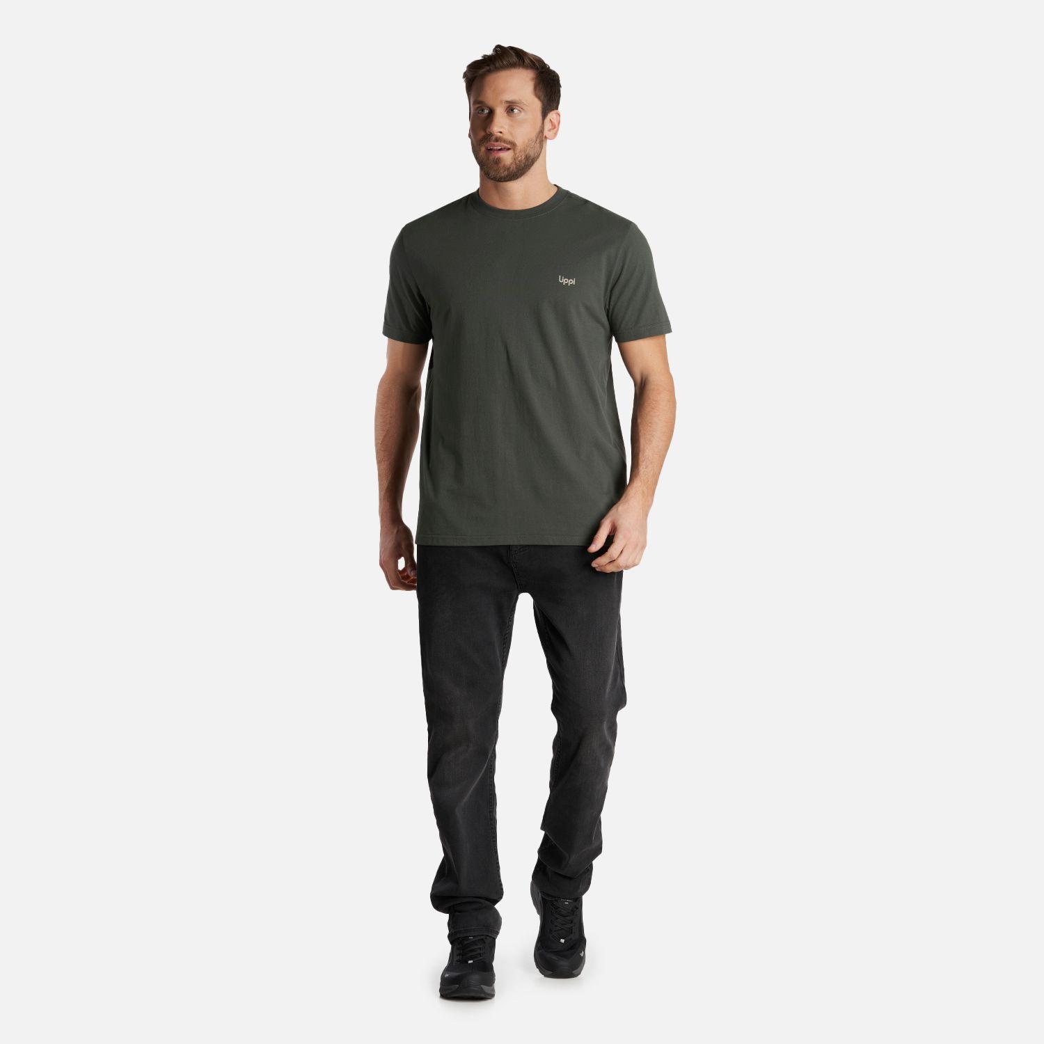 Polera Hombre Gravel T-Shirt Verde Militar Lippi-5