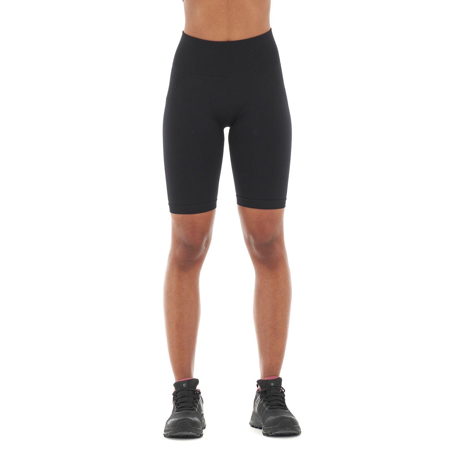 Calza Mujer In-Motion Seamless Short Leggings Negro Lippi-1