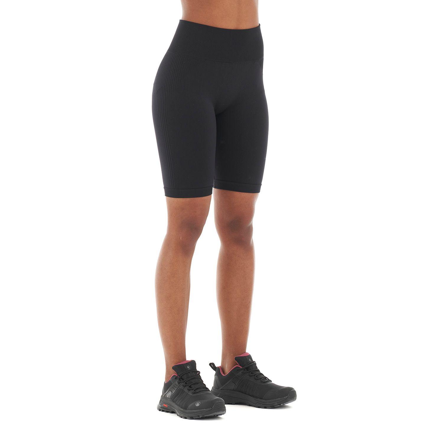 Calza Mujer In-Motion Seamless Short Leggings Negro Lippi-2