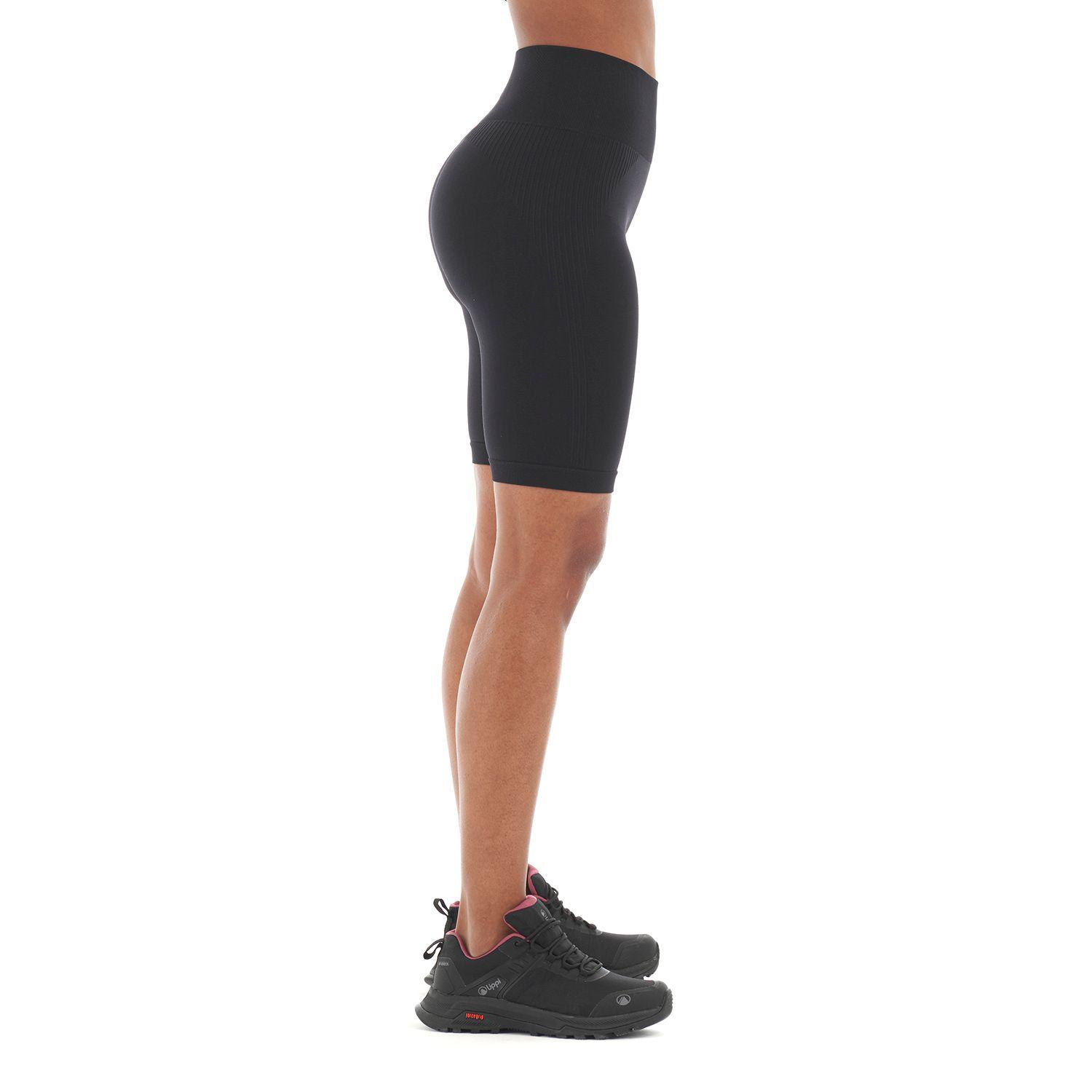 Calza Mujer In-Motion Seamless Short Leggings Negro Lippi-3
