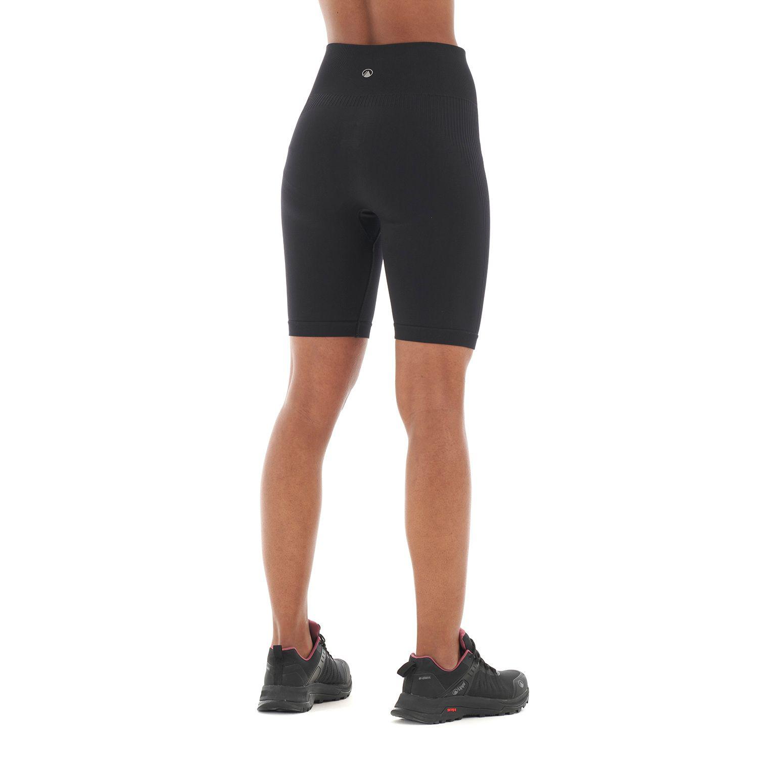 Calza Mujer In-Motion Seamless Short Leggings Negro Lippi-4