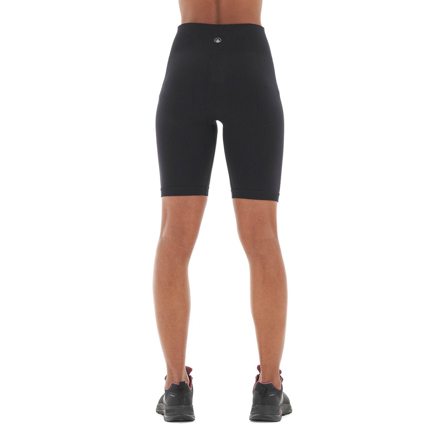 Calza Mujer In-Motion Seamless Short Leggings Negro Lippi-5
