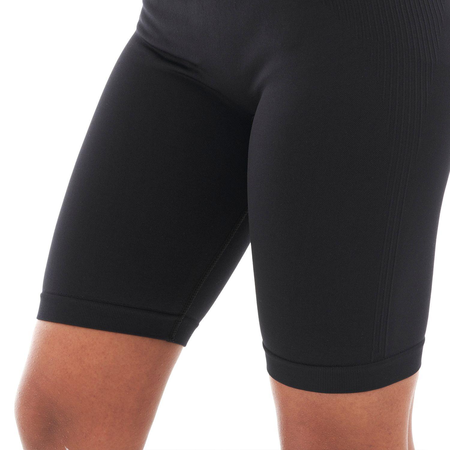 Calza Mujer In-Motion Seamless Short Leggings Negro Lippi-6