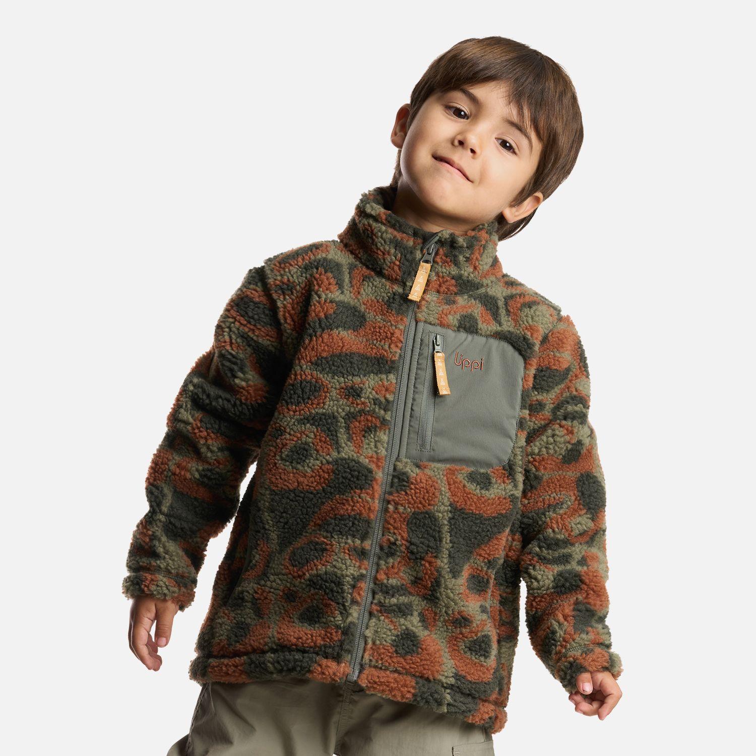 Chaqueta Niño Glaciar Sherpa-Pro Jacket Print Verde Lippi-1