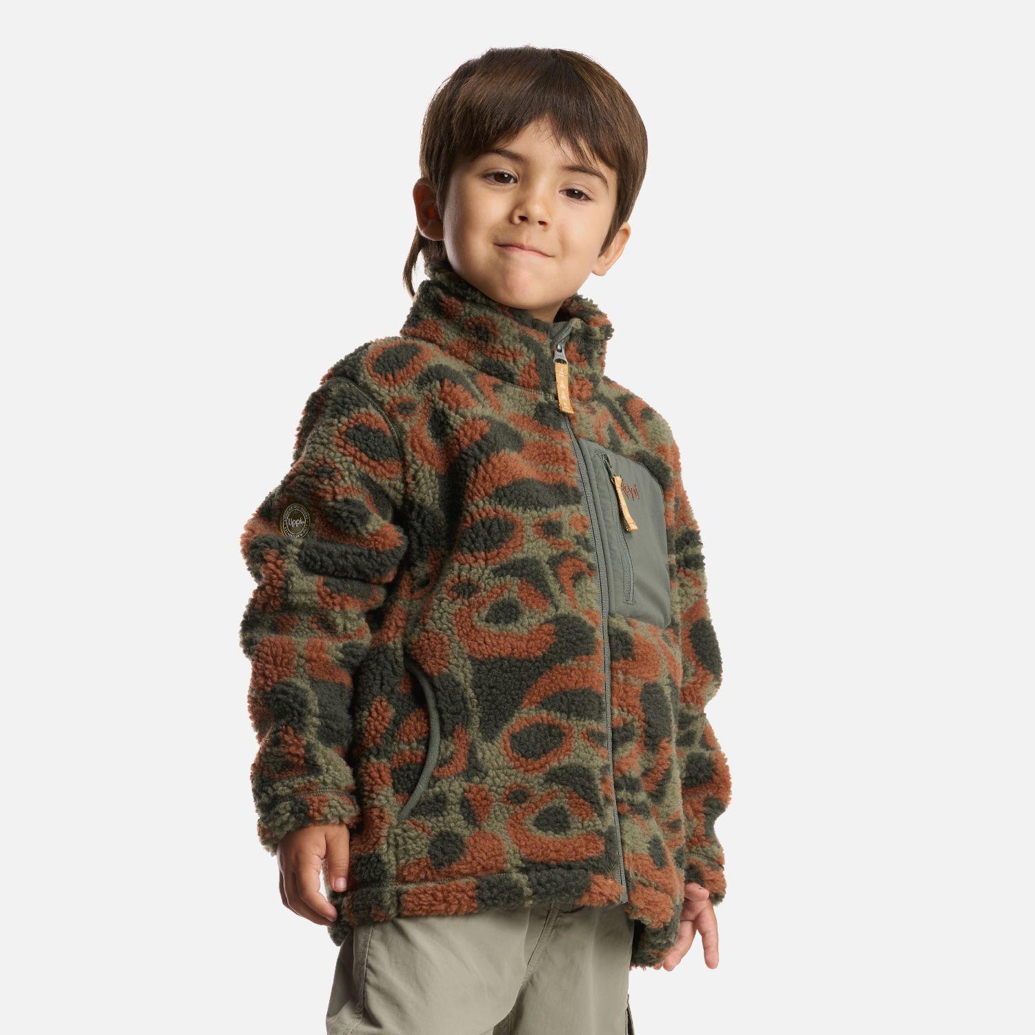 Chaqueta Niño Glaciar Sherpa-Pro Jacket Print Verde Lippi-2