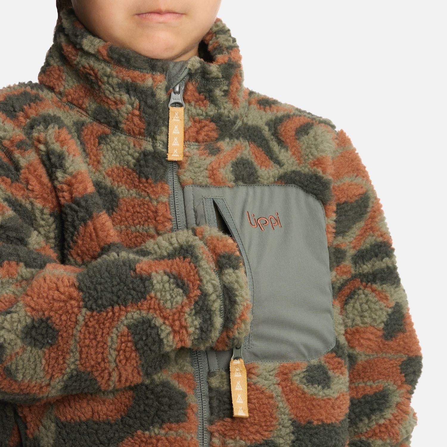 Chaqueta Niño Glaciar Sherpa-Pro Jacket Print Verde Lippi-4