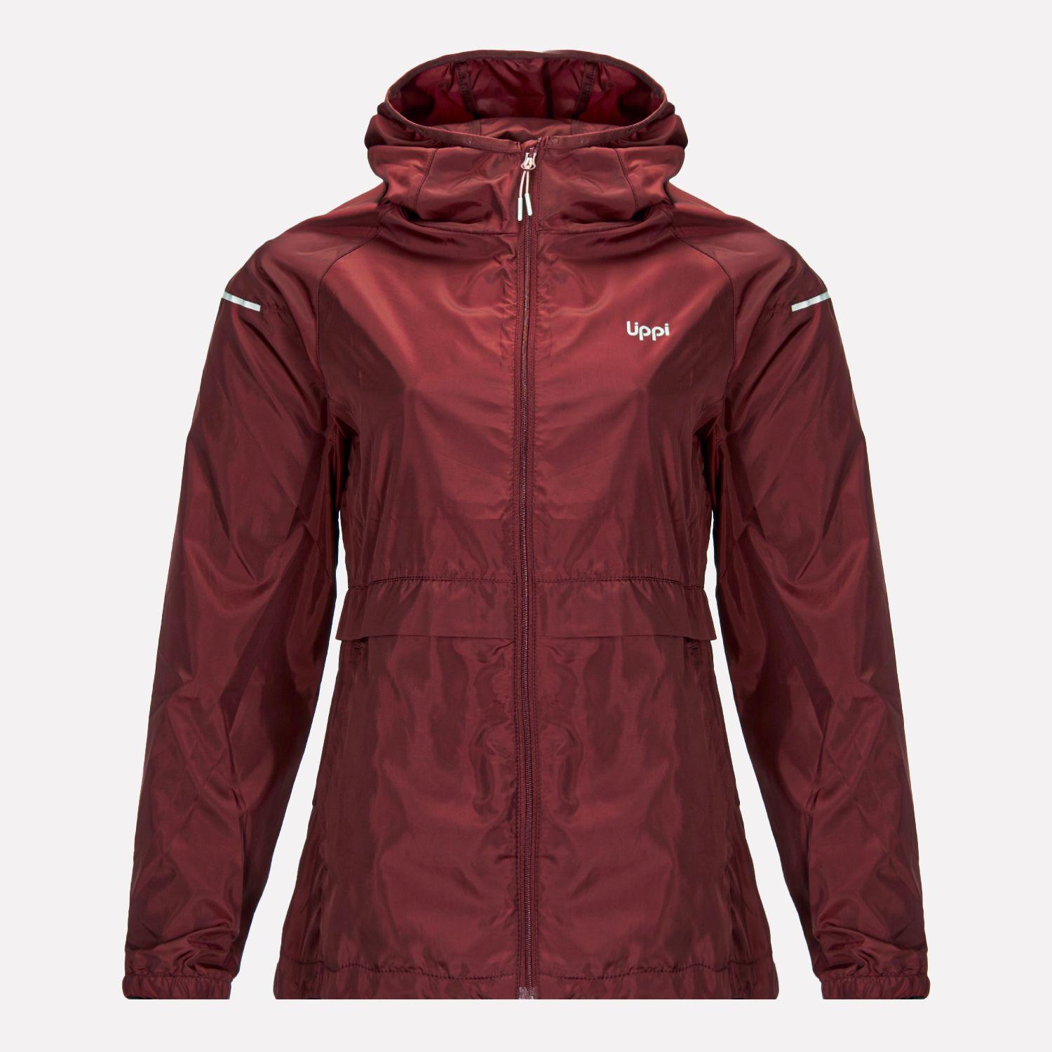 Chaqueta Mujer Nightfall WindBreaker Hoody Jacket Burdeo Lippi-0