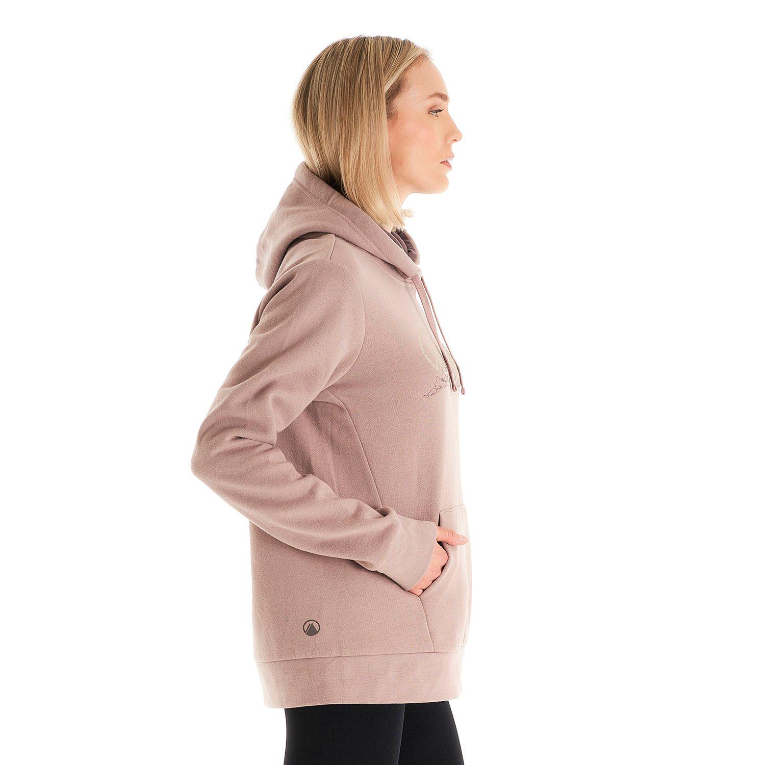 Poleron Mujer Insigne Hoody Sweatshirt Palo Rosa Lippi-3