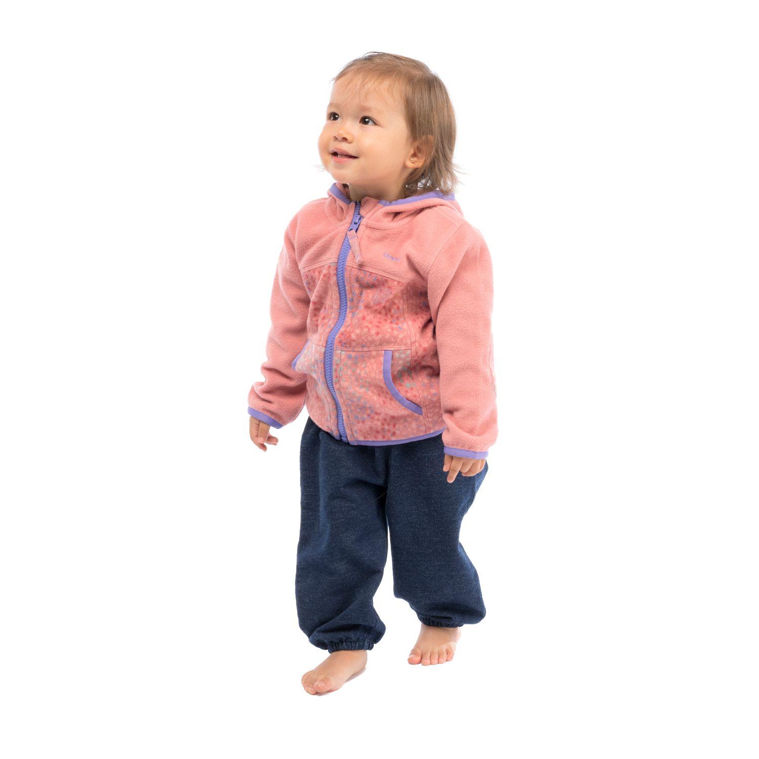 Poleron Baby Girl Poofy Sweatshirt Coral / Print Lippi-1