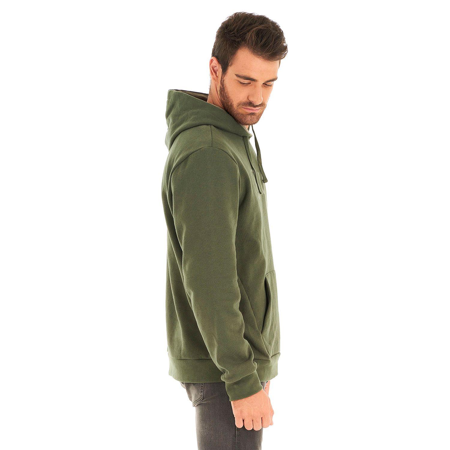 Poleron Hombre Insigne Hoody Sweatshirt Verde Militar Lippi-3
