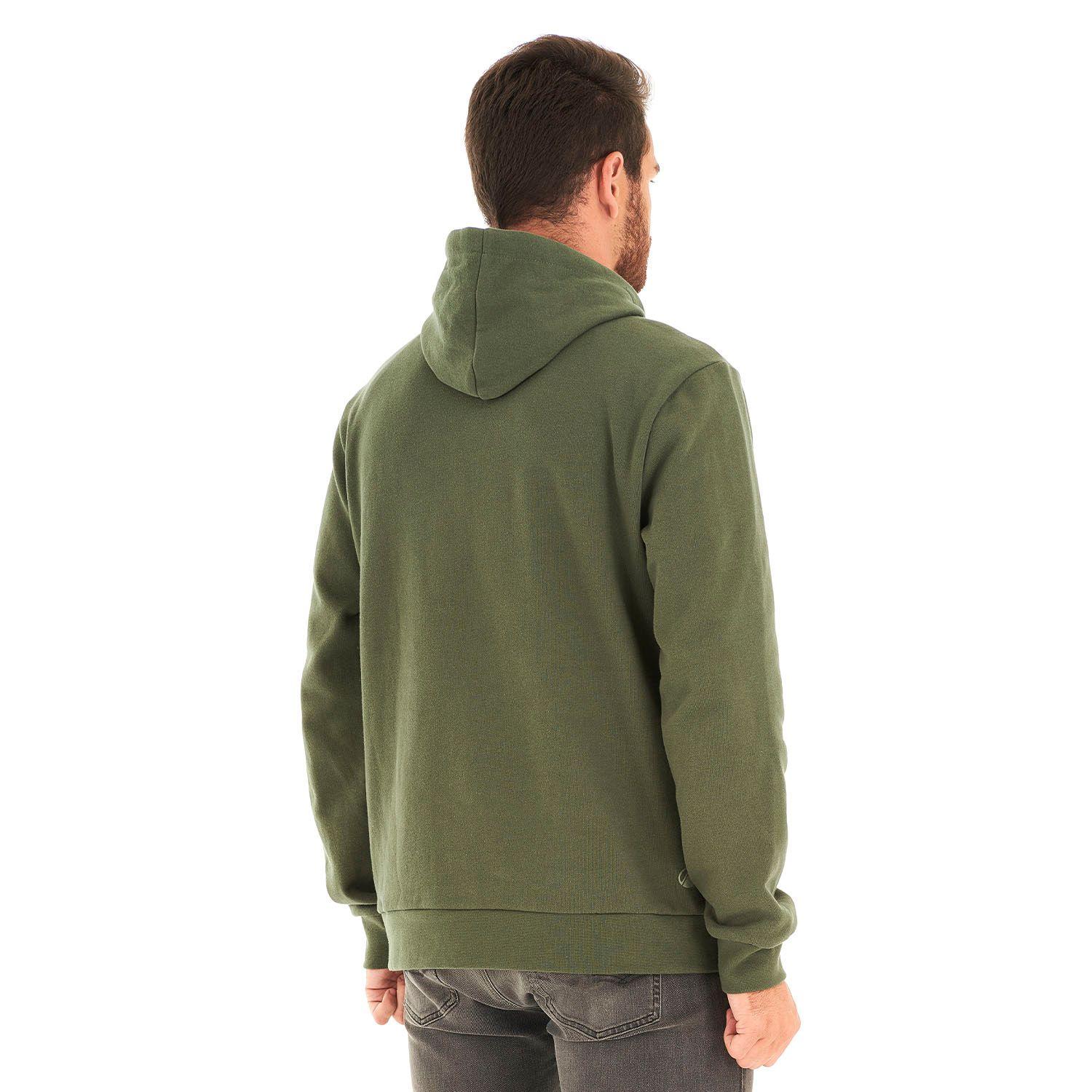 Poleron Hombre Insigne Hoody Sweatshirt Verde Militar Lippi-4
