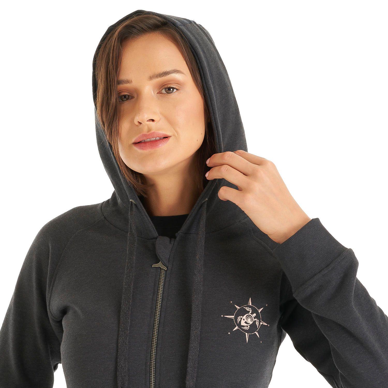 Poleron Mujer Ninja Negro Haka Honu I21-5