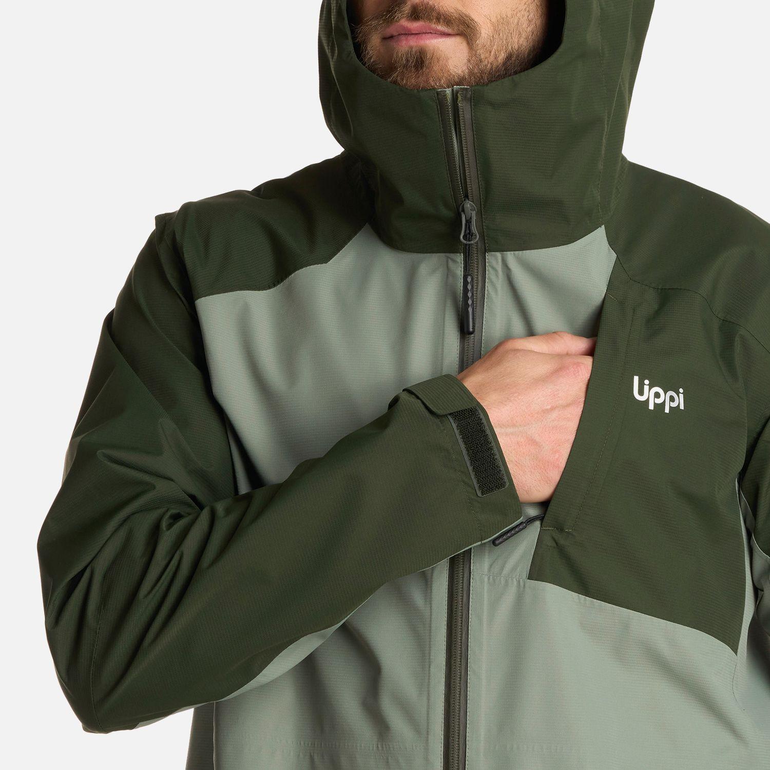 Chaqueta Hombre Shield B-Dry Hoody Verde Militar Lippi I25-4