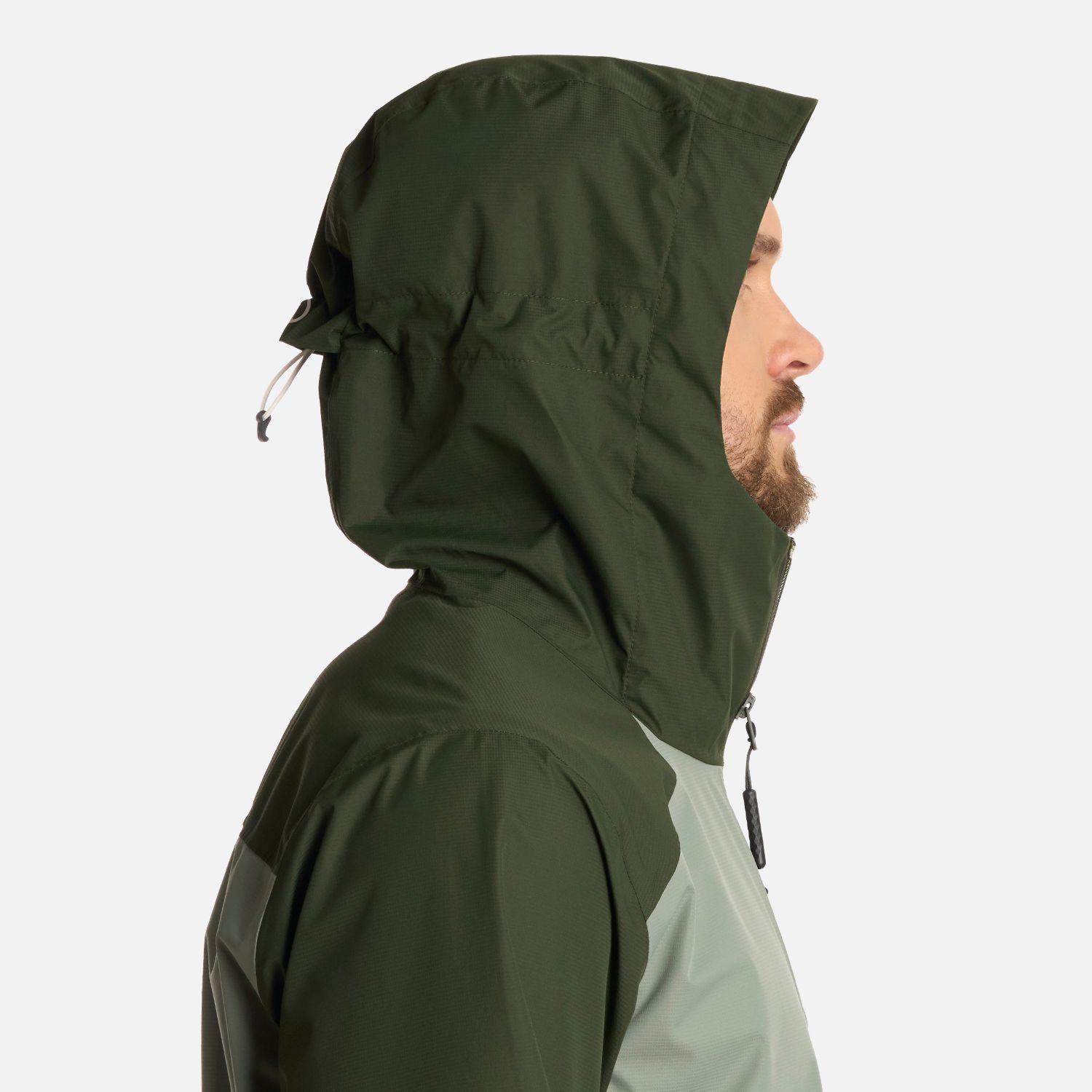 Chaqueta Hombre Shield B-Dry Hoody Jacket Verde Militar Lippi-3