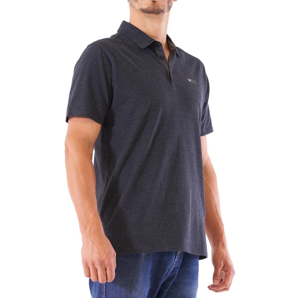 Polera Hombre Jet Polo Melange Grafito Lippi V23-2
