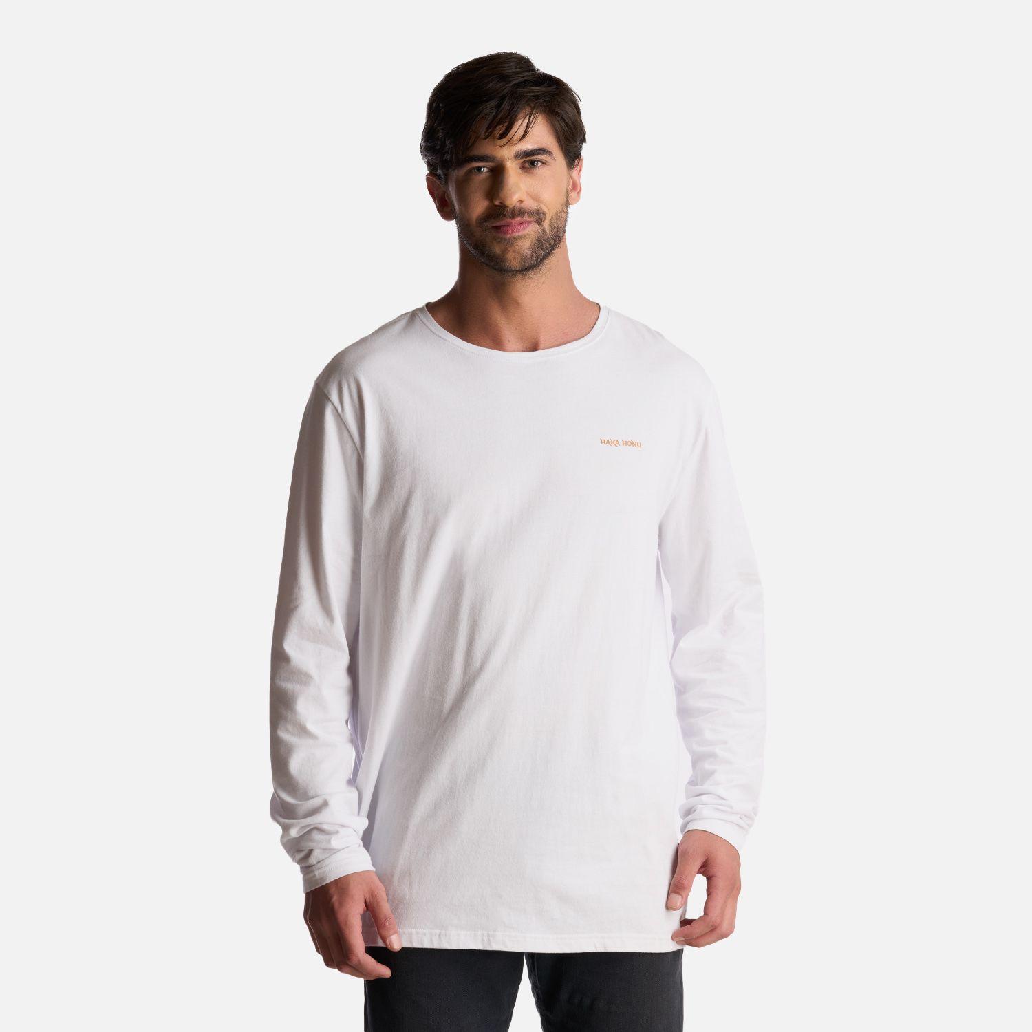 Polera Hombre Polo Larga Blanco Haka Honu-1