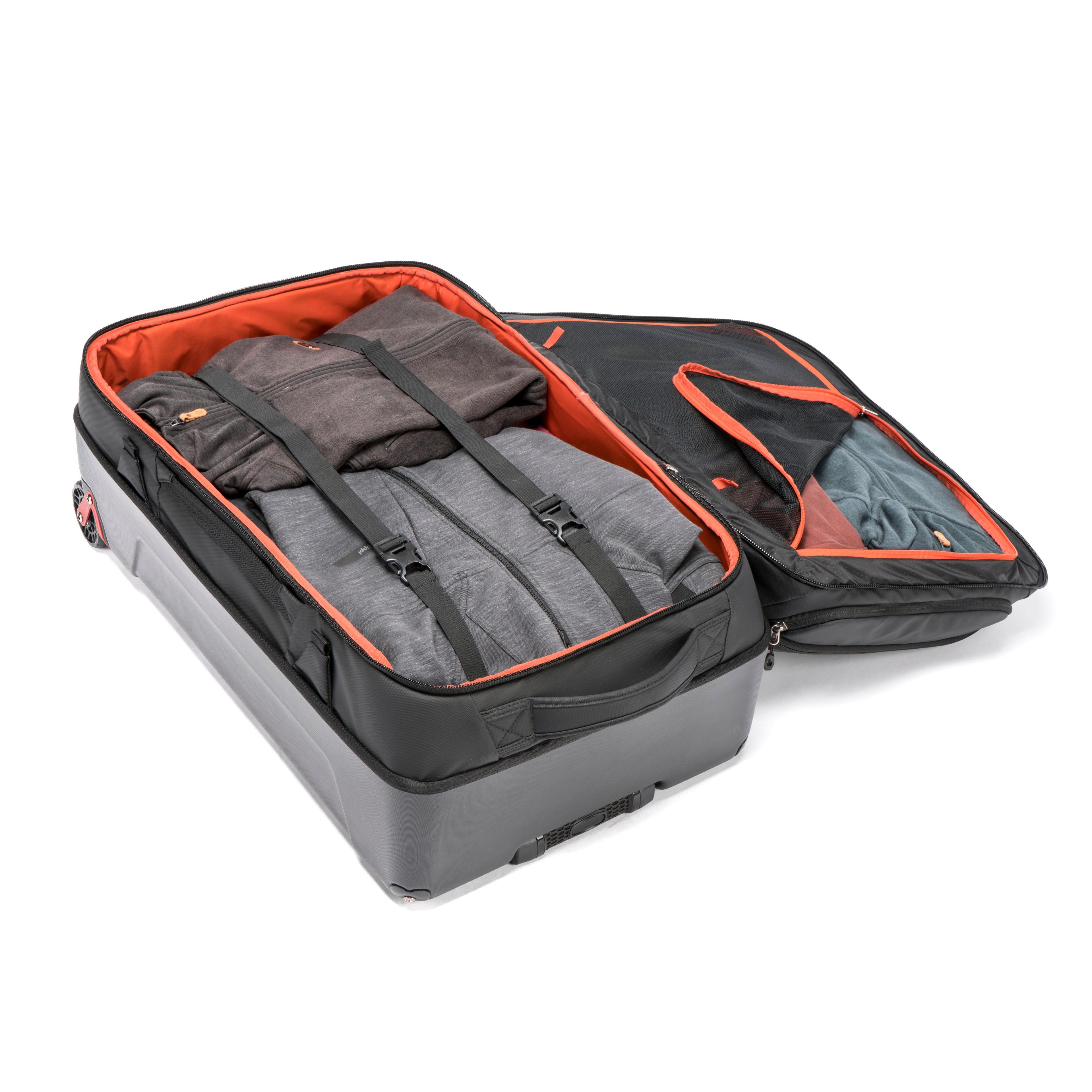 Bolso Unisex Travel Fox wheel Duffel 110L Negro Lippi-3