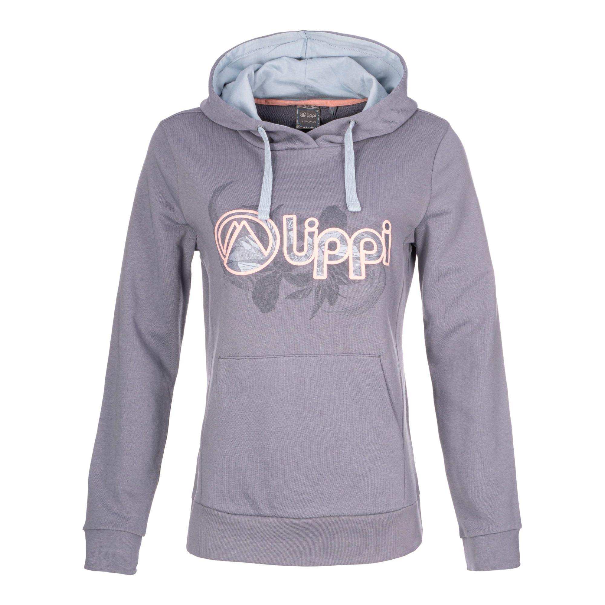 Poleron Mujer Insigne Hoody Sweatshirt Azul Lavanda Lippi-0