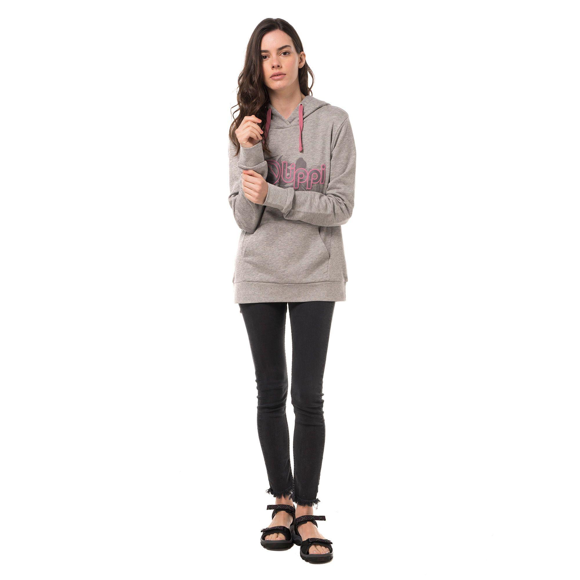 Poleron Mujer Insigne Hoody Sweatshirt Azul Lavanda Lippi-2