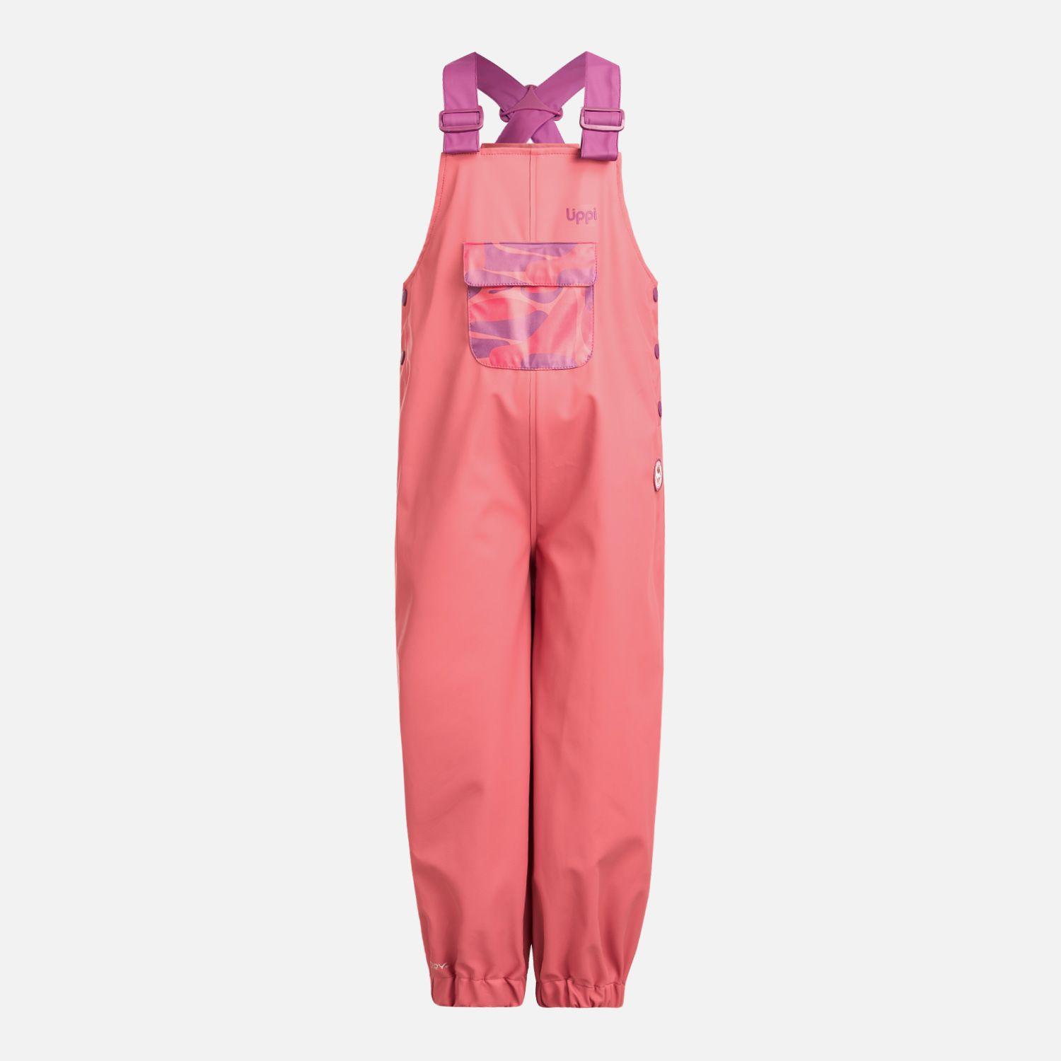 Pantalon Niña Muddy B-Dry Overalls Rosa Oscuro Lippi-0