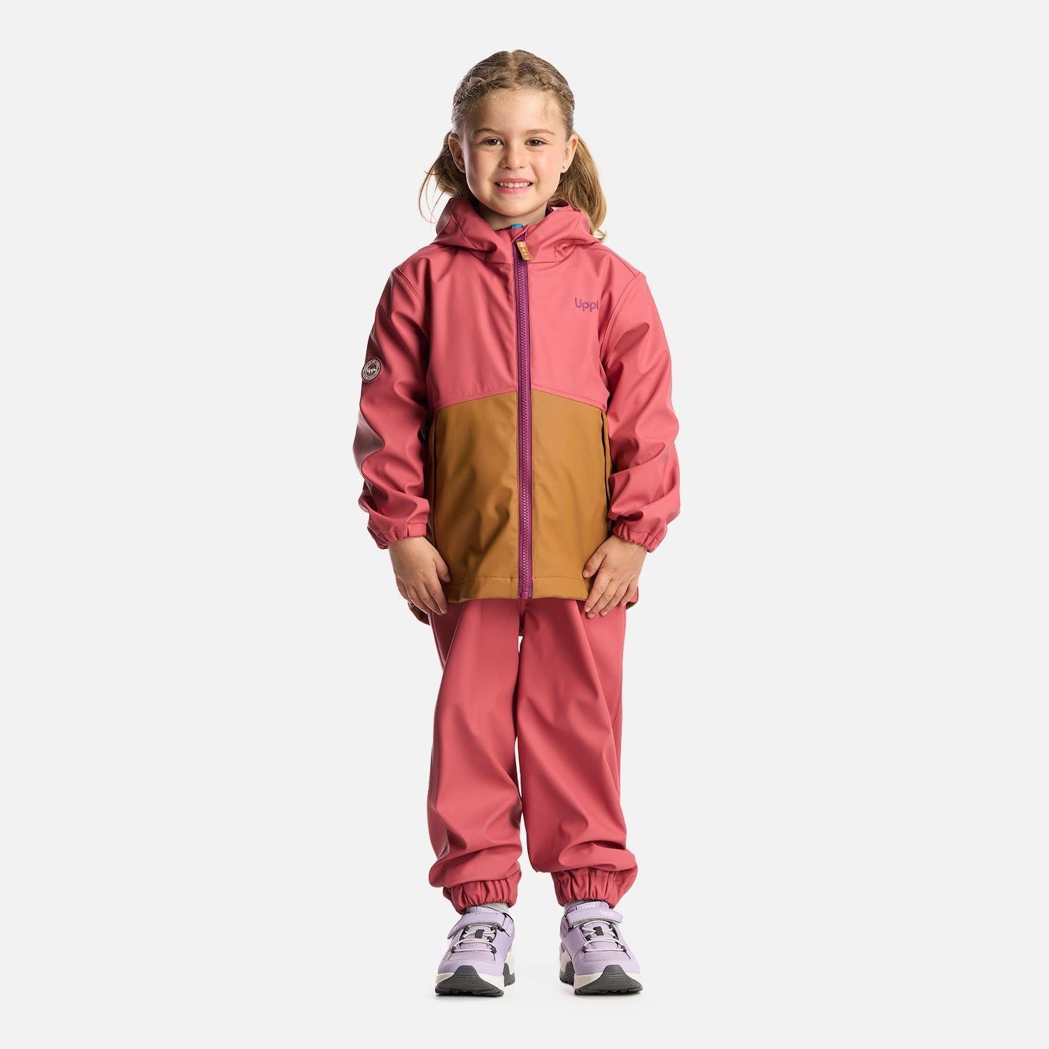 Pantalon Niña Muddy B-Dry Overalls Rosa Oscuro Lippi-4