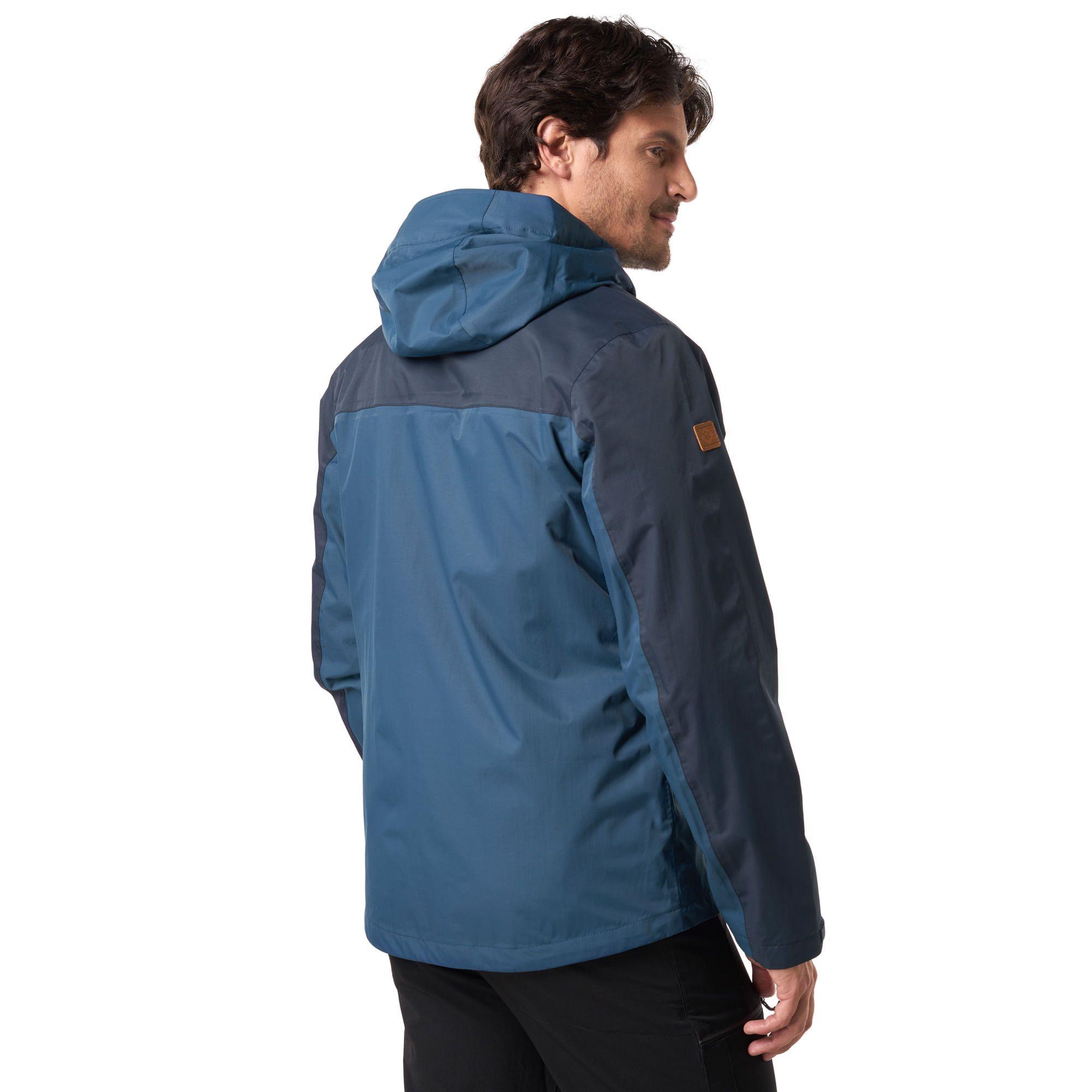 Chaqueta Hombre Drizzle B-Dry Jacket Azul Noche Lippi-3