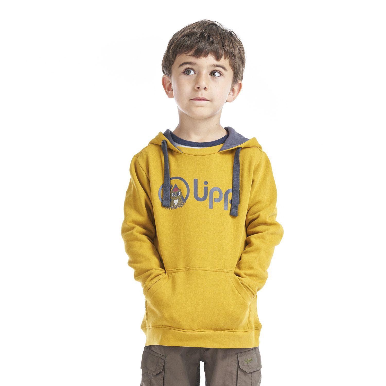 Poleron Niño Insigne Hoody Sweatshirt Mostaza Lippi-1