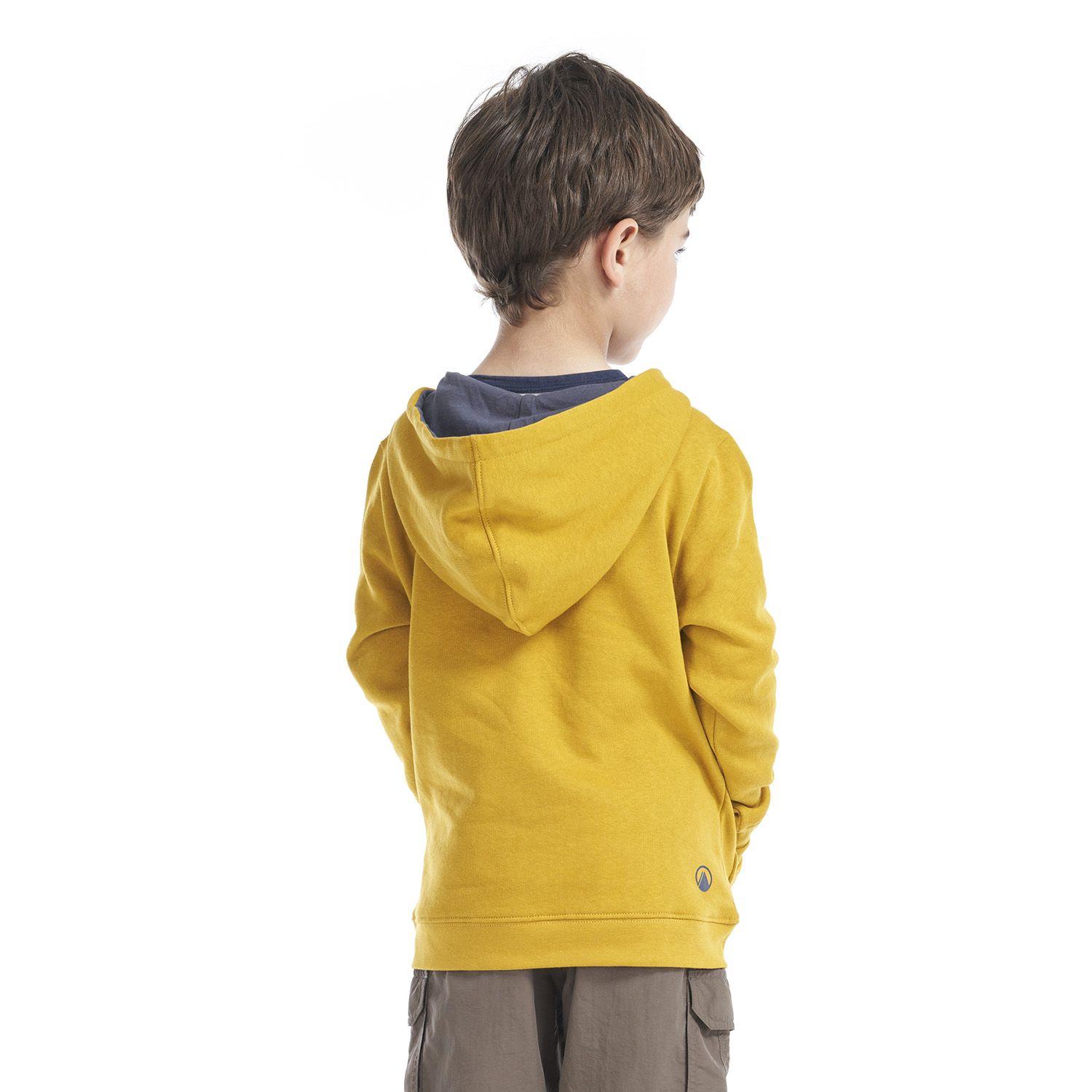 Poleron Niño Insigne Hoody Sweatshirt Mostaza Lippi-3