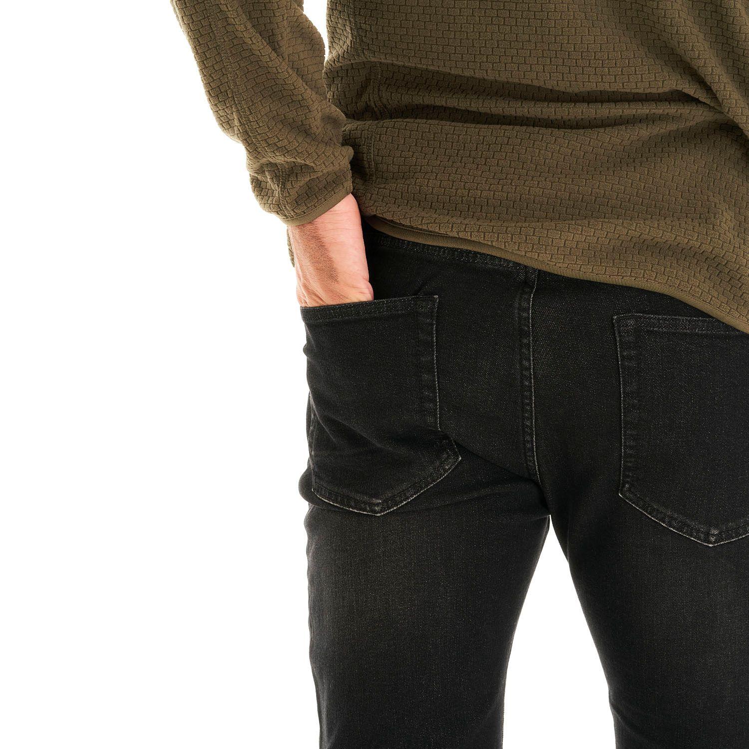 Pantalon Hombre Denim Pants Negro Lippi I21-8